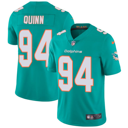 Nike Dolphins #94 Robert Quinn Aqua Green Team Color Men's Stitched NFL Vapor Untouchable Limited Jersey